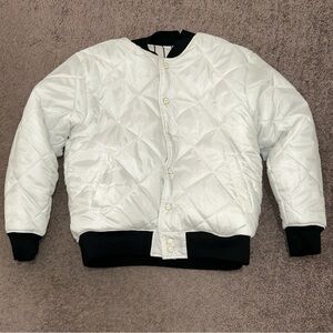 EMC Jeans Reversible Quilted Puffer Jacket - Size Large